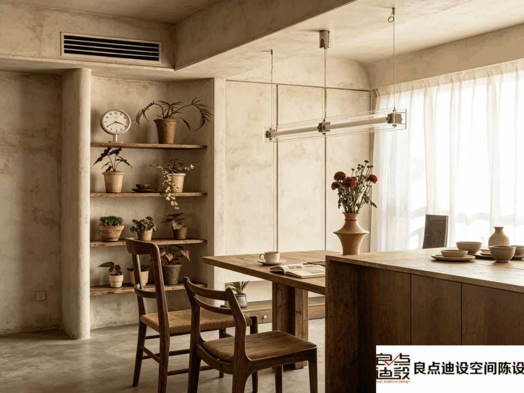两居室软装设计 | 80平也能装出治愈感满满的侘寂风✨
